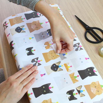 Party Cat Wrapping Paper, 2 of 2