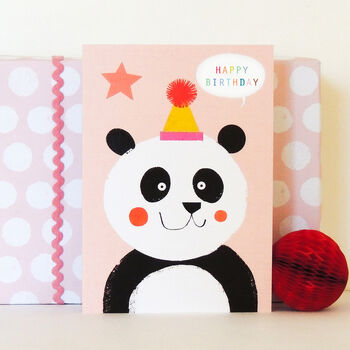 Happy Birthday Panda Card, 4 of 5