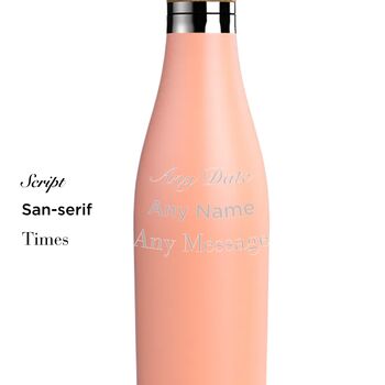 Custom Meridian Water Bottle – Soft Pink, 3 of 5