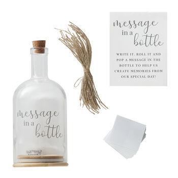 Message In A Bottle Wedding Guest Book Alternative, 2 of 5