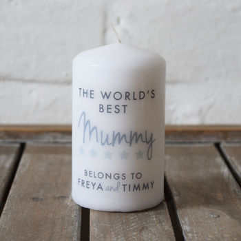 Mum Personalised Mummy Candle, 4 of 5