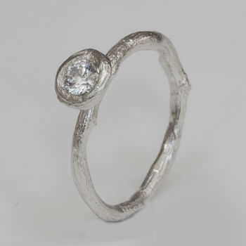 Diamond Solitaire Engagement Ring, 6 of 7