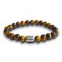 Men's Chelsea Football Fan Tiger's Eye Bracelet, thumbnail 1 of 6