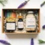 Aromatherapy Relaxing Birthday Pamper Box Gift For Her Spa Organic Gift Scented With Essential Oils, thumbnail 1 of 12