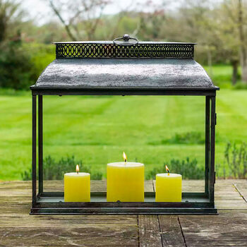 Aurielle Antique Silver Lantern, 2 of 4