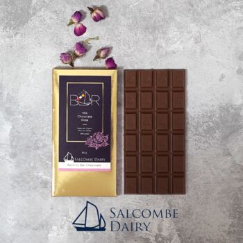 Five Chocolate Bars In Navy Christmas Gift Box, 9 of 12