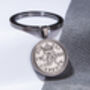 1950 75th Birthday Sixpence Coin Keyring Gift, thumbnail 4 of 5