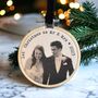 1st Christmas As Mr And Mrs Personalised Decoration, thumbnail 1 of 5