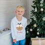 Personalised Kids Little Pudding Christmas Jumper, thumbnail 1 of 3