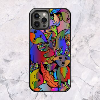 Psychedelic Fox iPhone Case, 3 of 4