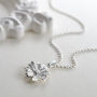 Sterling Silver Cosmos Flower Necklace, thumbnail 1 of 6