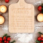 Christmas Gingerbread Man Recipe Board Serving Board, thumbnail 2 of 4