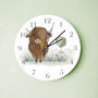Highland Cow Clock, thumbnail 3 of 4