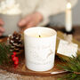 Winter Engagement Gift For Couple Personalised Candle, thumbnail 1 of 11