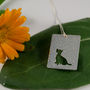 Sterling Silver Pet Silhouette Pendant, thumbnail 2 of 9