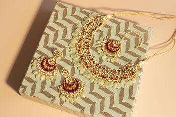 Amalia Kundan Jewellery Set, 3 of 7