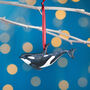 Killer Whale Christmas Tree Decoration, thumbnail 1 of 4