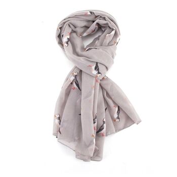 Puffin Print Scarf, 2 of 6