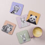 Colourful Animal Coasters, thumbnail 1 of 9