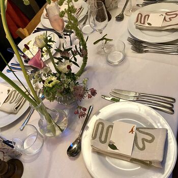 Pressed Flower Wedding Place Cards, 4 of 4