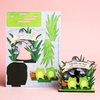 Personalised Together We Have All We Need Frogs Pop Out Card, 2 of 5