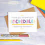 Incredible Teaching Assistant Card, thumbnail 5 of 10