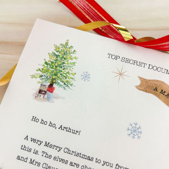 First Christmas Personalised Letter From Santa, 5 of 10