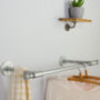 Notting Hill Industrial Clothes Rail Galvanised, thumbnail 4 of 5