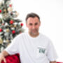 Family Christmas Green Contrast Embroidered Personalised Pyjamas Available In Ladies', Men's And Kid's, thumbnail 6 of 9