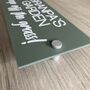 Personalised Acrylic Garden Sign With Fixings, thumbnail 6 of 11