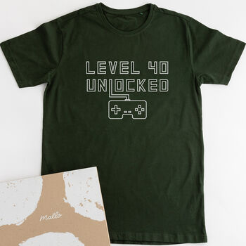 40th Birthday T Shirt For Gamers, 2 of 6