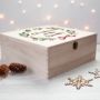 Personalised Jolly Holly Family Christmas Eve Box, thumbnail 3 of 3