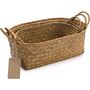 Set Of Three Storage Basket Stackable Woven Organizer, thumbnail 3 of 7