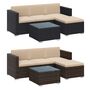 Rattan Patio Furniture Set With Sofa And Table, thumbnail 9 of 9