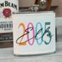 Personalised Birth Year 21st Birthday Hip Flask, thumbnail 1 of 3