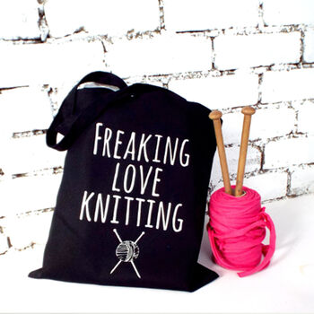 Gift For Knitters Funny Knitting Bag, 2 of 2