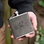 Personalised Age Hipflask Mens Milestone Birthday Gifts, thumbnail 5 of 9