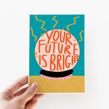 Future Is Bright Congratulations Card, 5 of 5