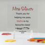 Personalised Favourite Class Acrylic Plaque, thumbnail 3 of 3