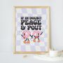 Peace And Pout Print, thumbnail 1 of 2