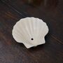 Scallop Shell Soap Dish In Peach, thumbnail 2 of 4