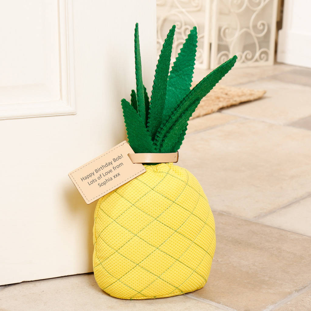 Fabric Pineapple Doorstop, 1 of 7