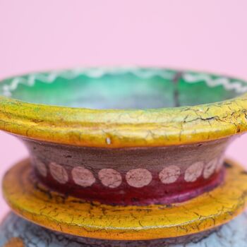 Indian Wooden Pot, 5 of 12