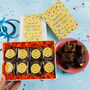 Happy Birthday Confetti Gluten Free Luxury Brownie Gift, thumbnail 2 of 4