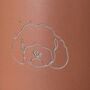 Cockapoo/ Cavapoo/ Maltipoo Engraved Orange Ceramic Tea/ Coffee Mug, thumbnail 5 of 8