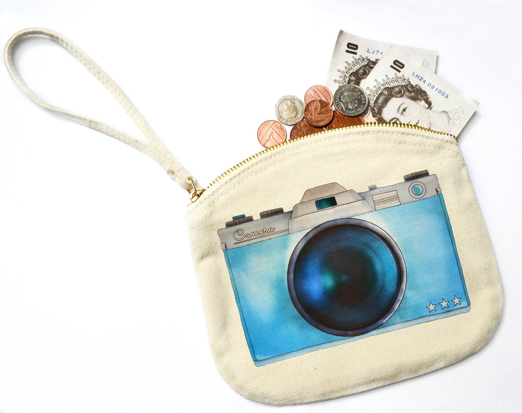 camera canvas purse by ceridwen hazelchild design