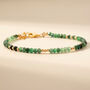 Skinny Emerald Bracelet, thumbnail 1 of 12