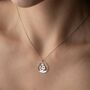 Personalised Artist Palette Necklace, thumbnail 6 of 10