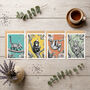 Up In The Canopies Jungle Birthday X4 Card Set, thumbnail 1 of 9