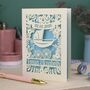Papercut Vintage Pram Baby Card, thumbnail 3 of 8
